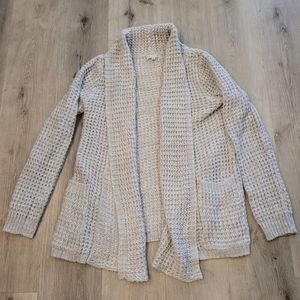 Eight18 Open Front Knit Cardigan Sweater Size Medium